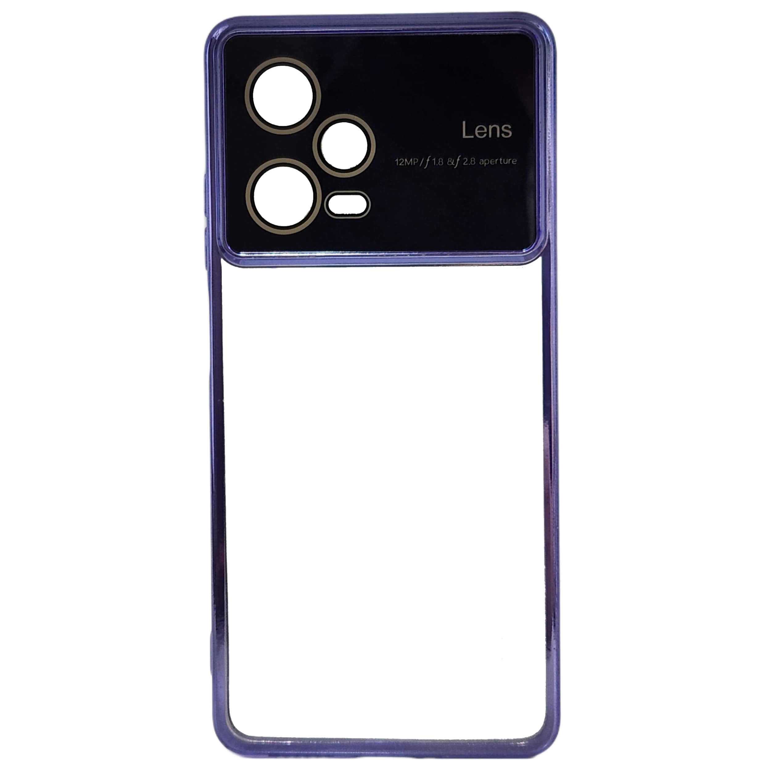 قاب دور طلایی مدل Lens مناسب شیائومی Redmi Note 12 Pro 5G — تصویر ۴