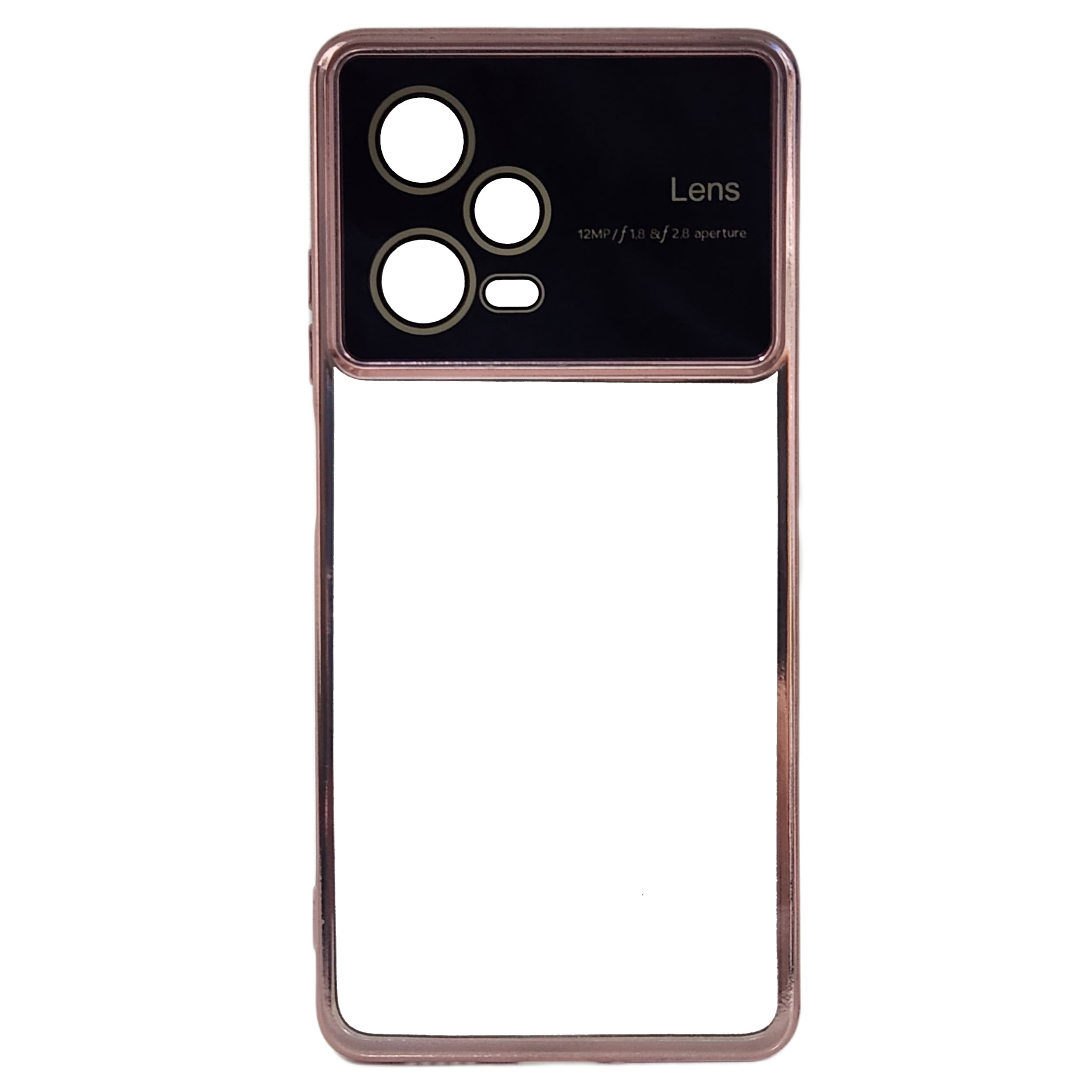 قاب دور طلایی مدل Lens مناسب شیائومی Redmi Note 12 Pro 5G — تصویر ۶
