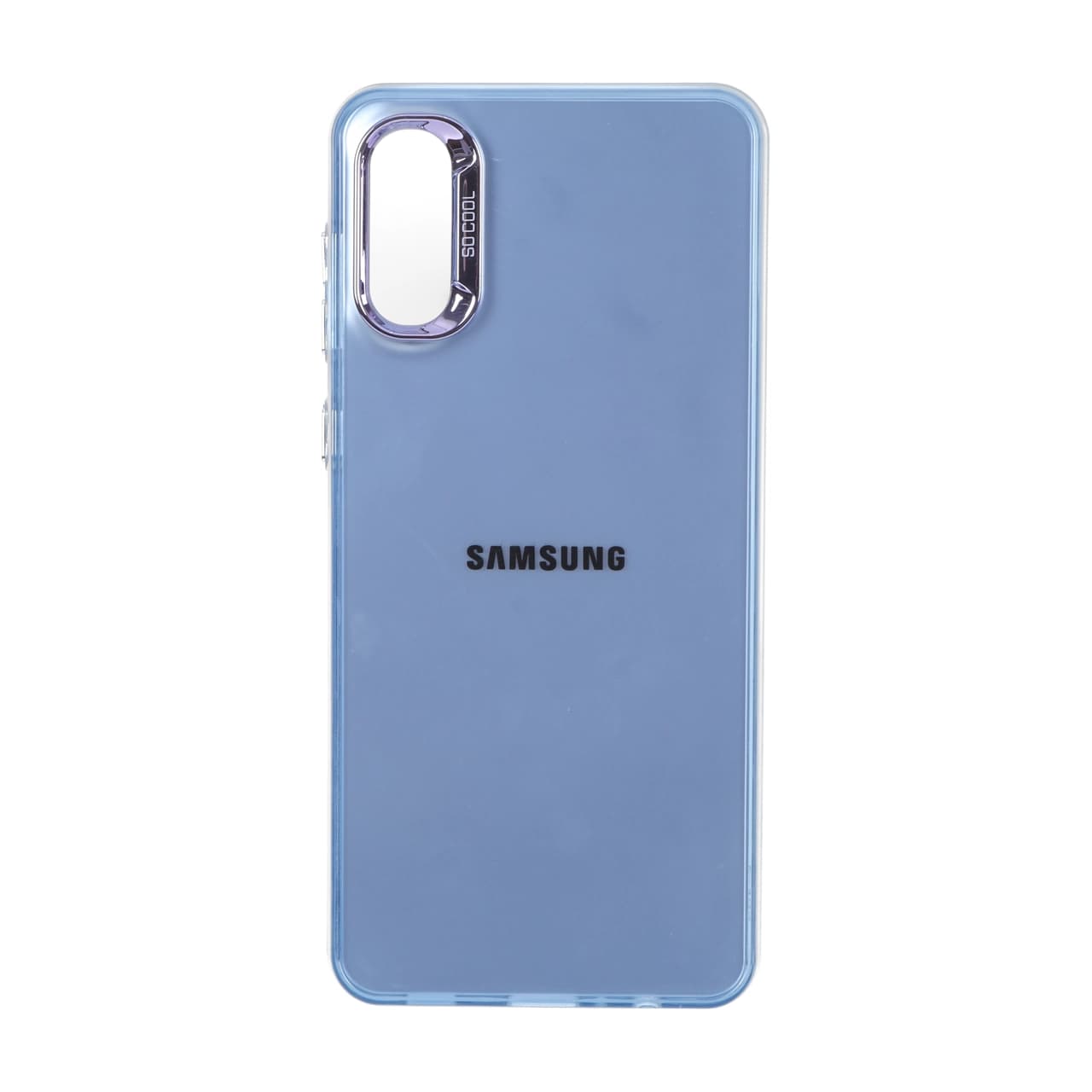 قاب SO COOL لنز متال لوگودار Samsung Galaxy A02 / M02 – آبی