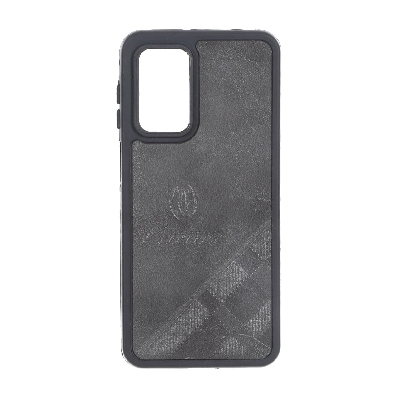 قاب طرح چرم Cartier محافظ لنزدار Samsung Galaxy A13 4G / A13 5G / A04s / M13 4G / M23 / F13 – خاکستری