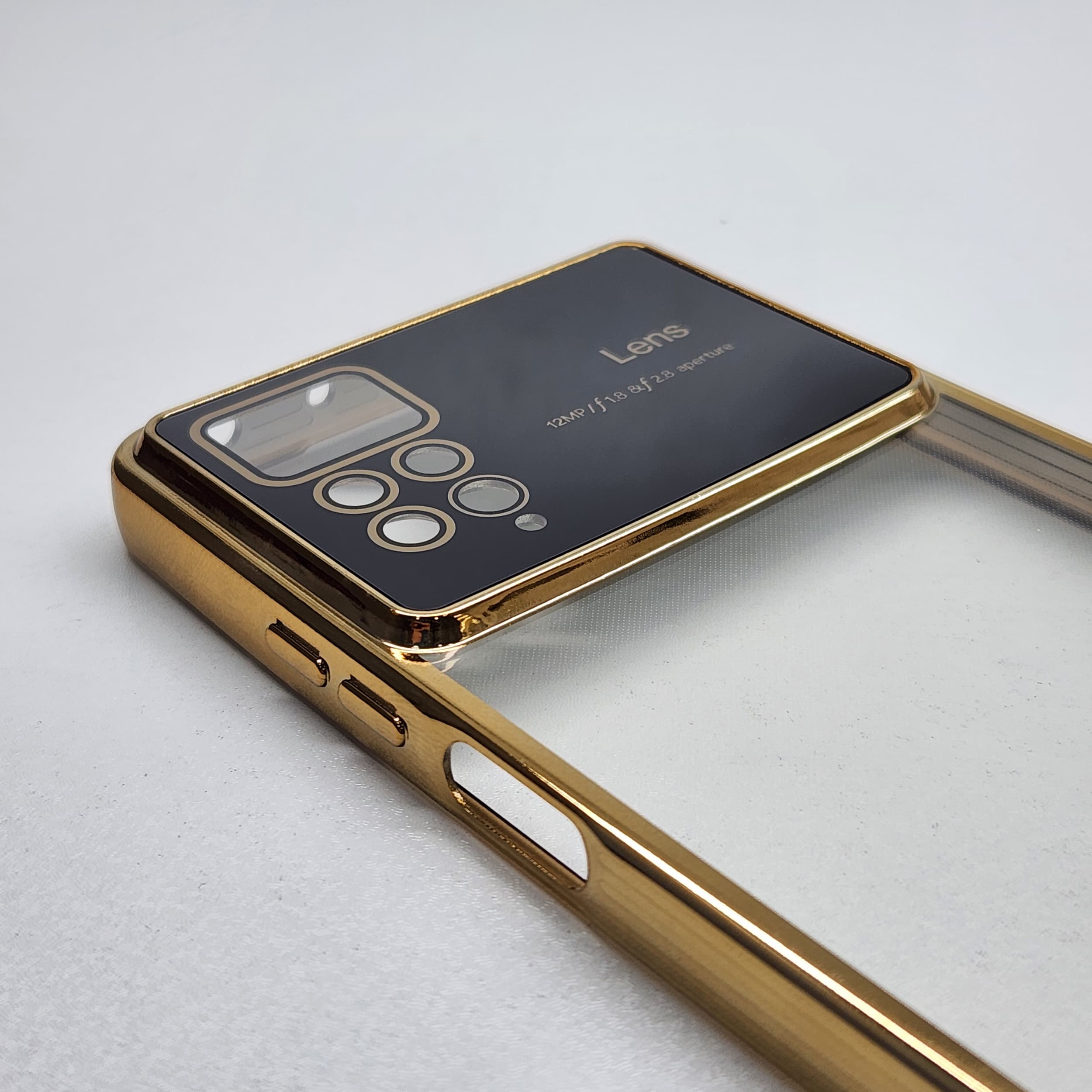 قاب دور طلایی مدل Lens مناسب شیائومی Redmi Note 12 Pro 4G — تصویر ۲