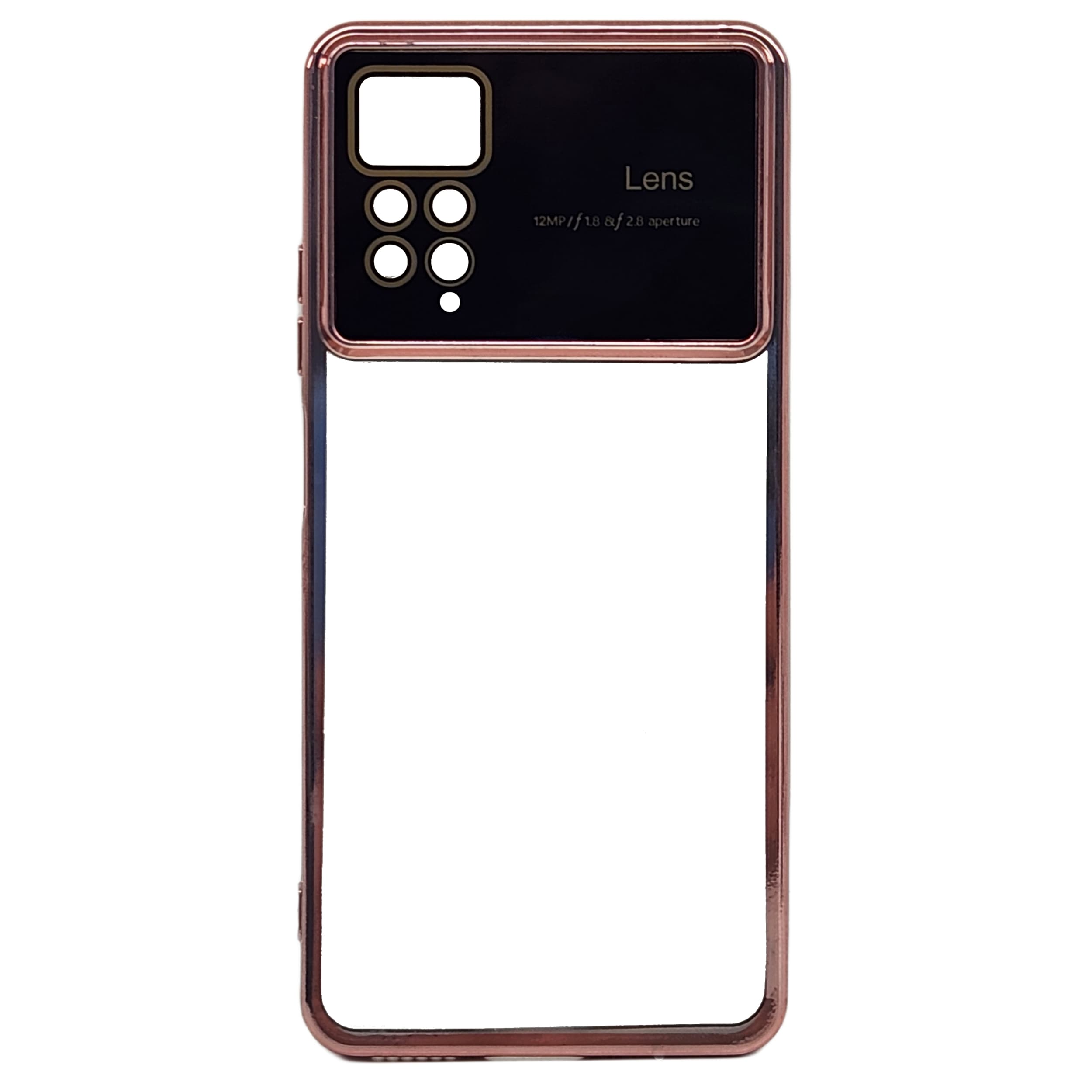 قاب دور طلایی مدل Lens مناسب شیائومی Redmi Note 12 Pro 4G — تصویر ۳