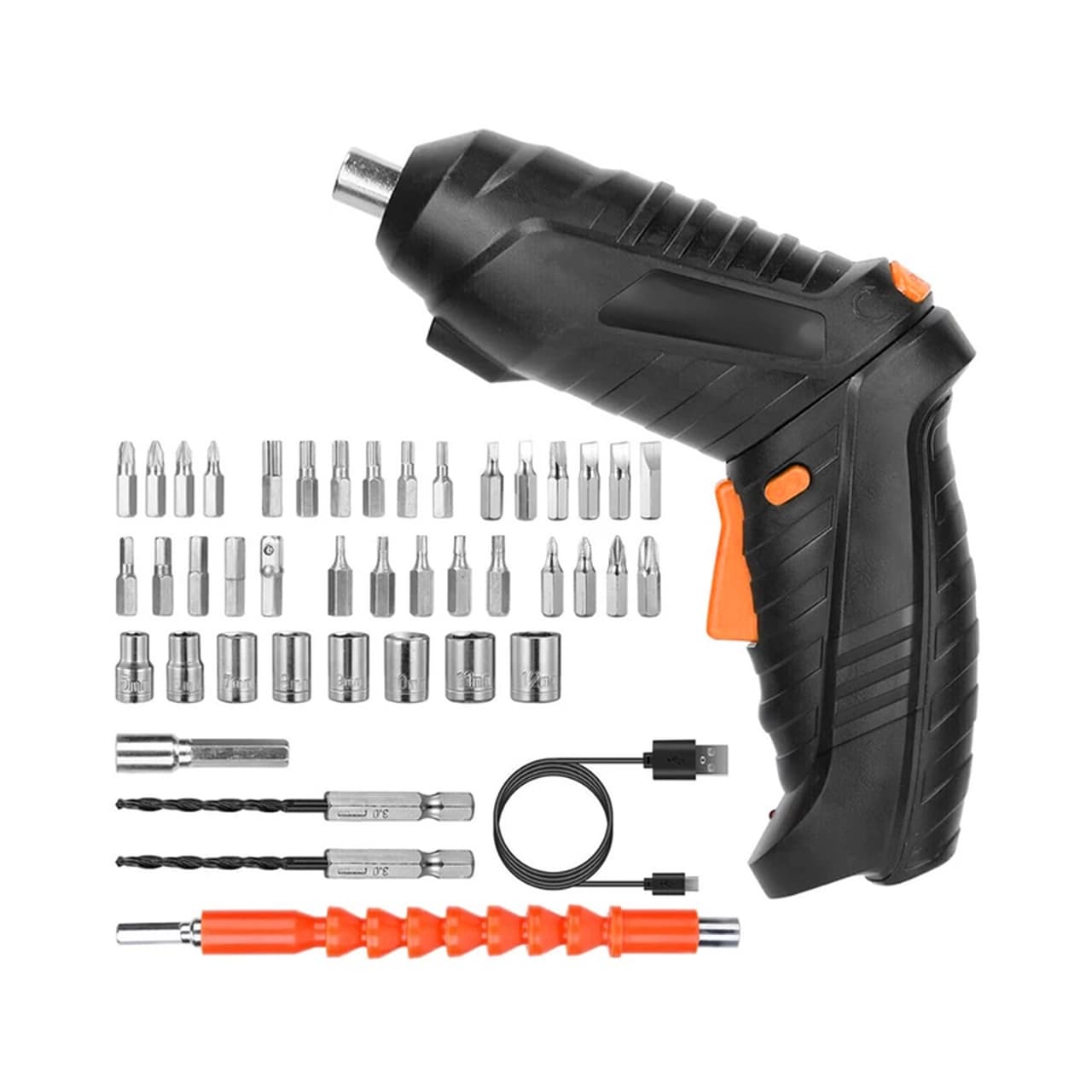 ست پیچ گوشتی شارژی مدل QY-2 – مشکی