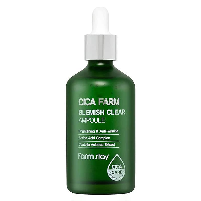 آمپول ضدلک و ترمیم‌کننده سیکا فارم استی | Farmstay Cica Farm Blemish Clear Ampoule