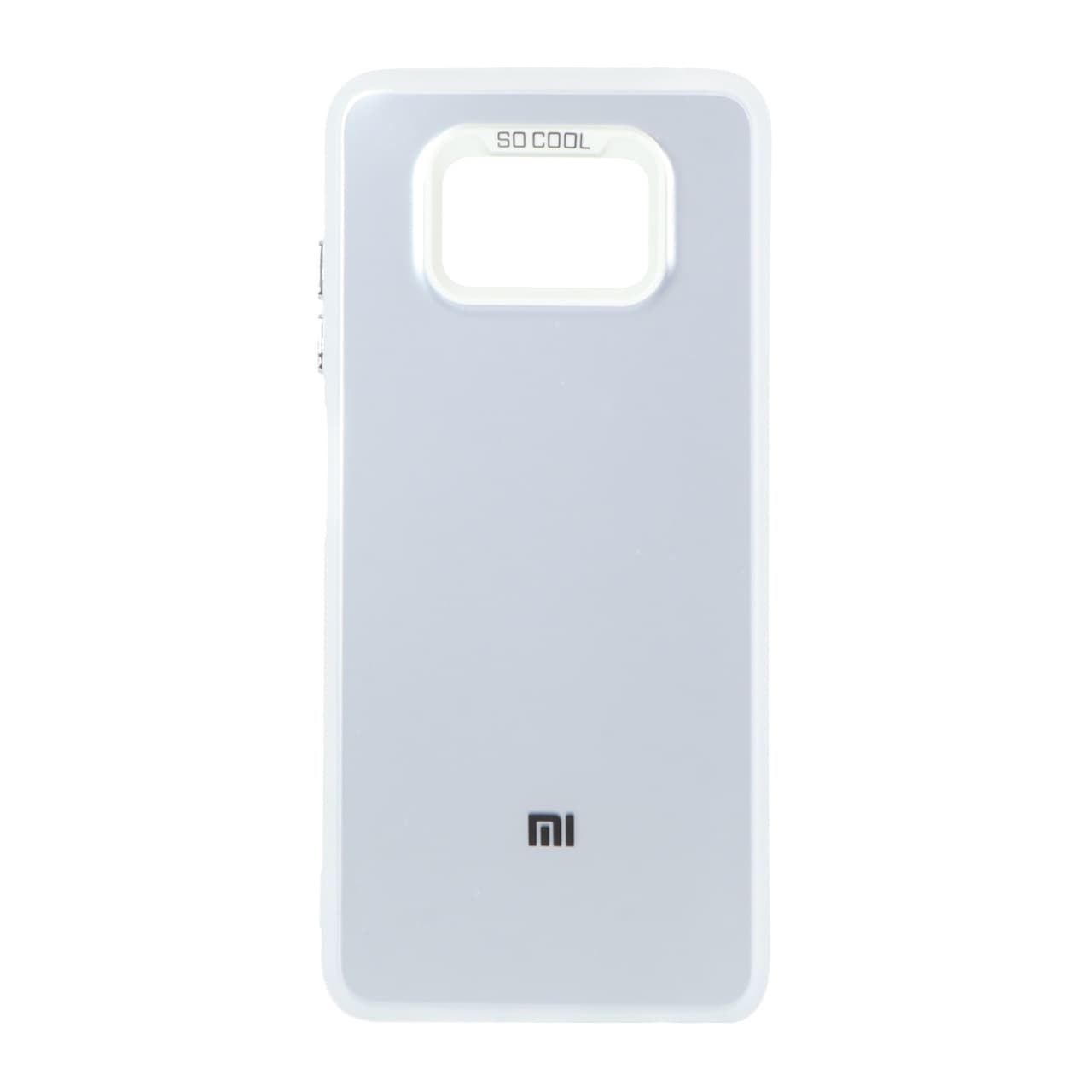 قاب SO COOL لوگودار Xiaomi Poco X3 / Poco X3 Pro / Poco X3 NFC – نقره ای