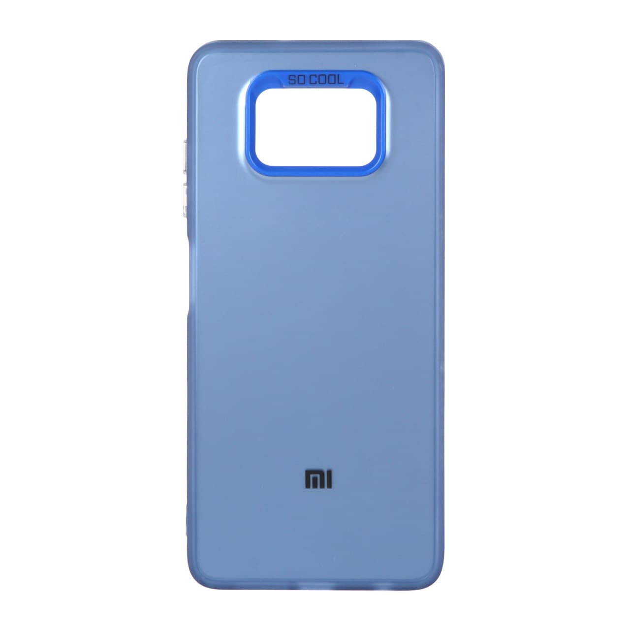 قاب SO COOL لوگودار Xiaomi Poco X3 / Poco X3 Pro / Poco X3 NFC – آبی