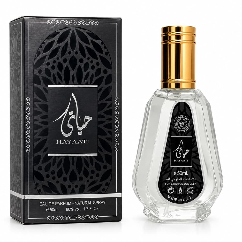ادکلن 50 میل فرگرانس حیاتی مشکی الهام از هایاتی گلد الکسیر