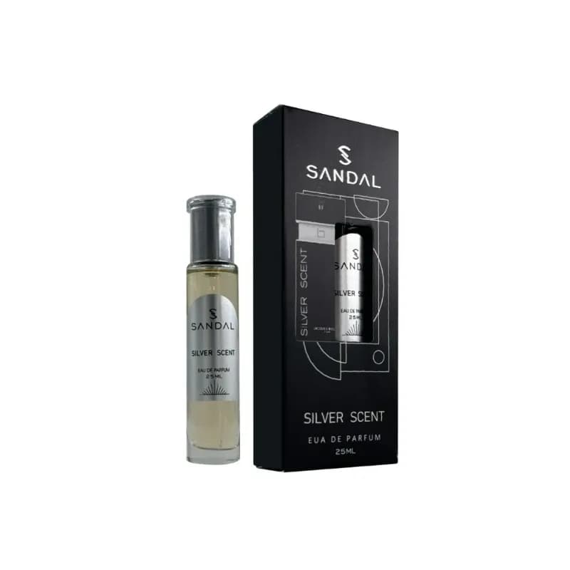 عطر جیبی مردانه صندل سیلور سنت SANDAL حجم 25 میل