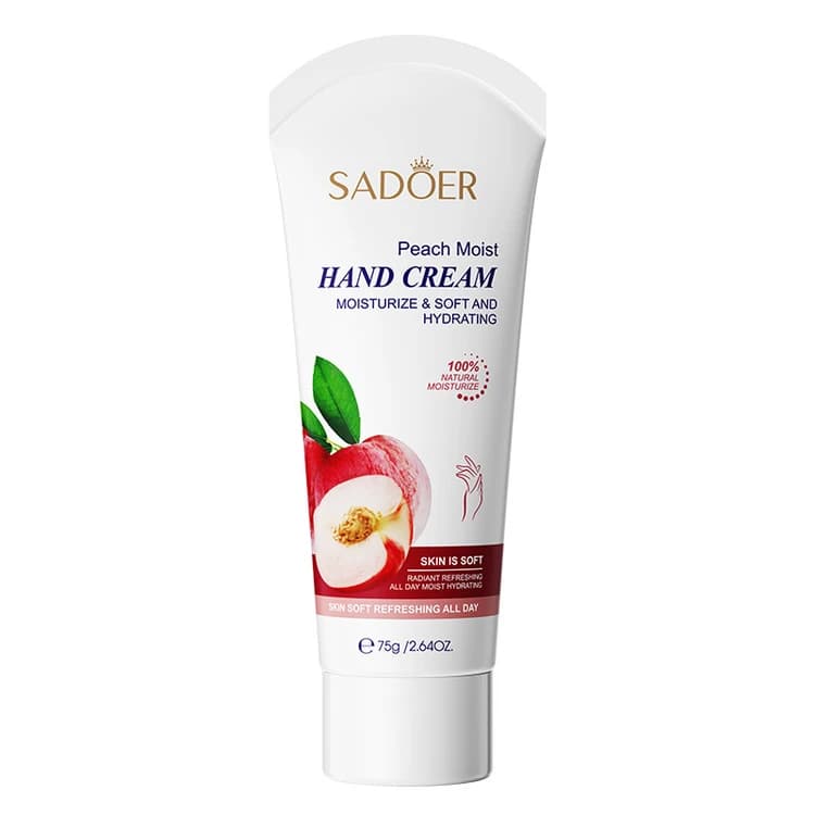 کرم دست مرطوب کننده هلو سادور وزن 75 گرم SADOER