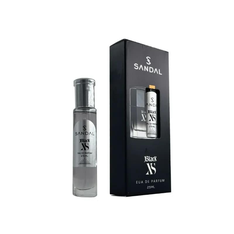 عطر جیبی مردانه صندل مدل بلک ایکس اس SANDAL حجم 25 میل — تصویر ۲