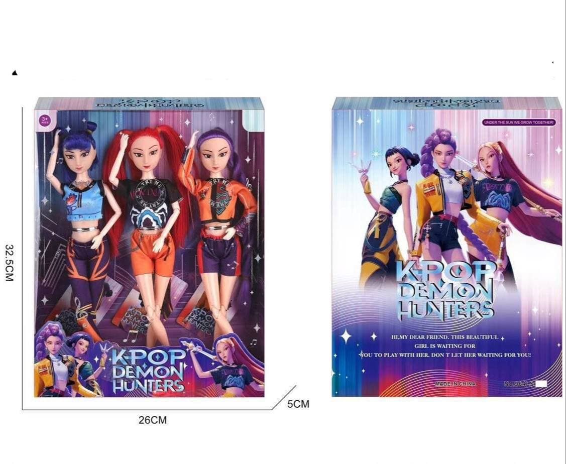عروسک شکارچیان شیاطین کیپاپ (kpop)3 عددی 3432/10