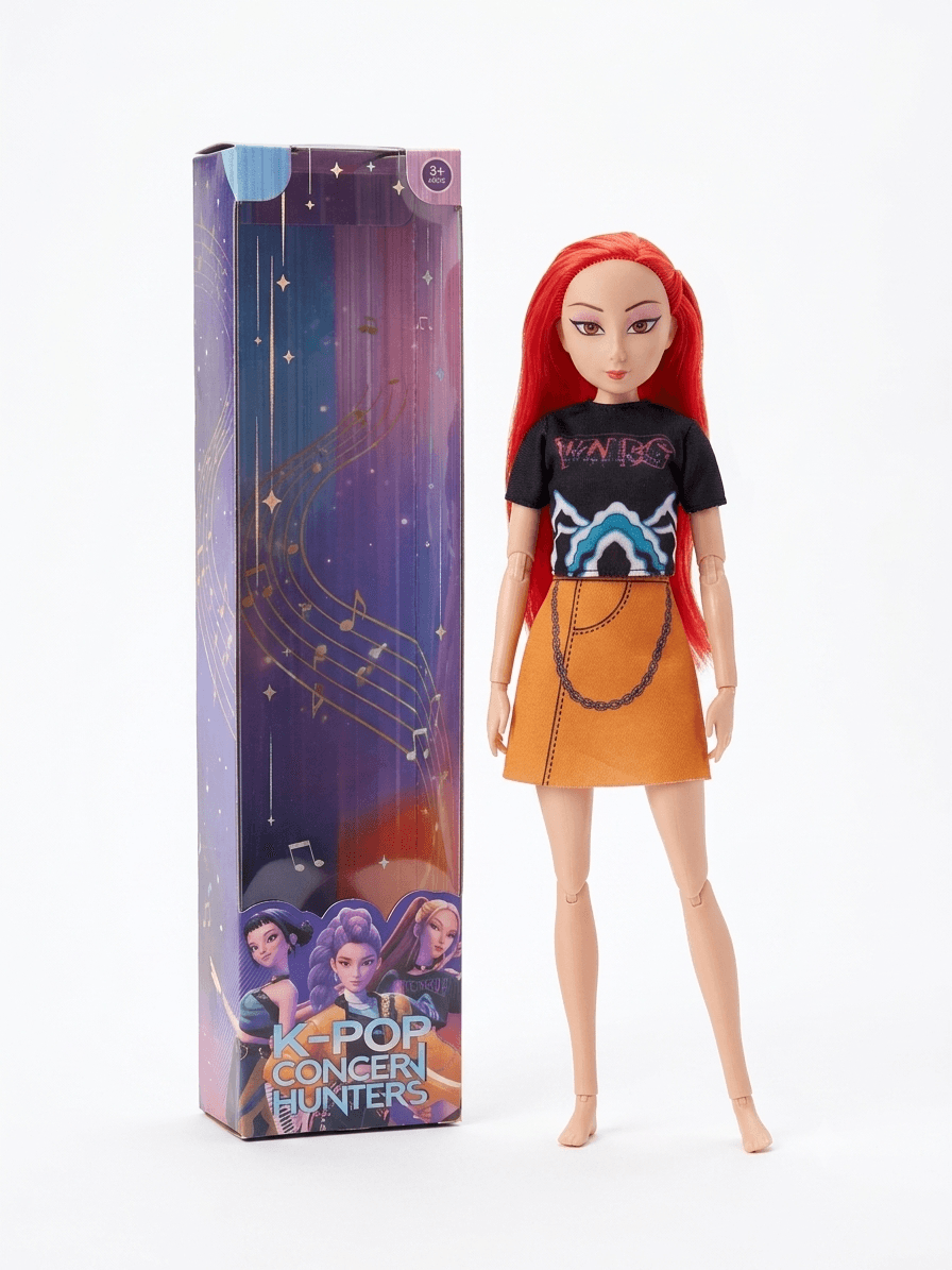 عروسک میرا شکارچیان شیاطین کیپاپ (kpop)موزیکال 3432/17/3
