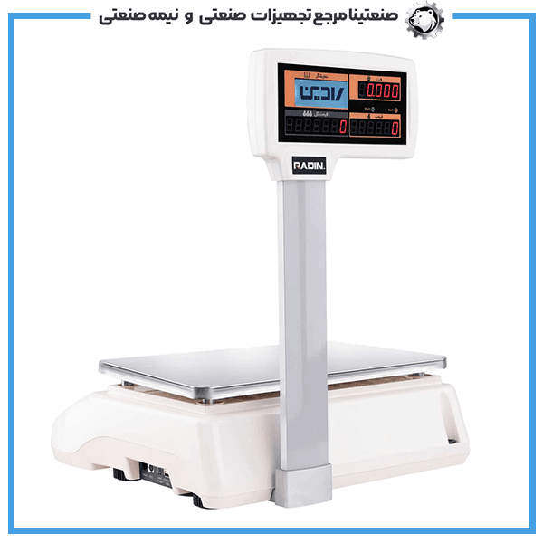 ترازو پرینتردار رادین مدل 6700Pro با ظرفیت ۴۰ کیلوگرم — تصویر ۲