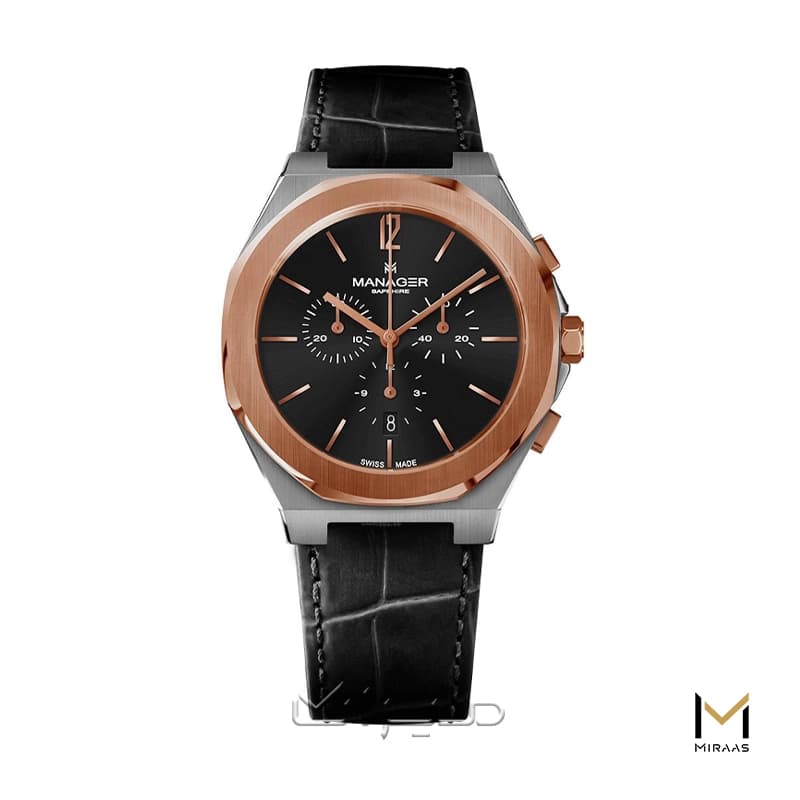 ساعت مردانه منیجر MAN-RS-06-BL