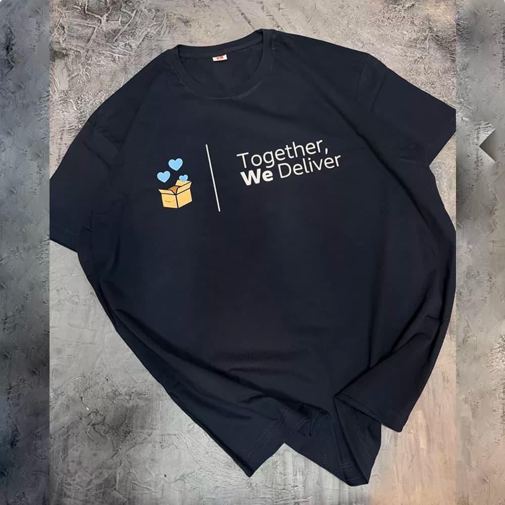 تیشرت طرح Together We Deliver — تصویر ۴