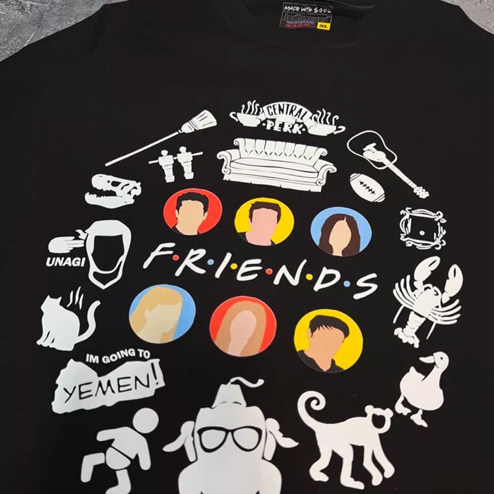 تیشرت فرندز Friends Logos — تصویر ۳