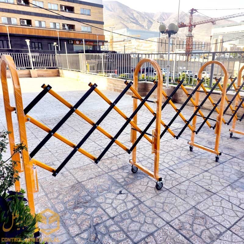راهبند آکاردئونی دستی نیمه سنگین با ارتفاع 120 سانتیمتر — تصویر ۳