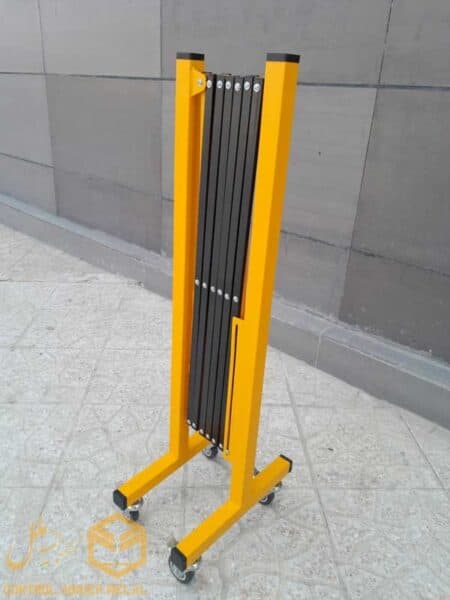 راهبند آکاردئونی دستی چرخ دار با ارتفاع 120 سانتیمتر — تصویر ۷