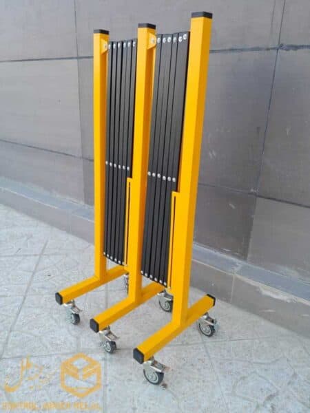 راهبند آکاردئونی دستی چرخ دار با ارتفاع 120 سانتیمتر — تصویر ۸