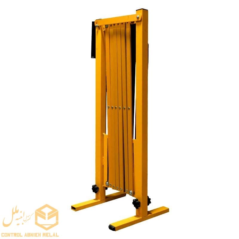 راهبند آکاردئونی دستی چرخ دار با ارتفاع 120 سانتیمتر — تصویر ۴