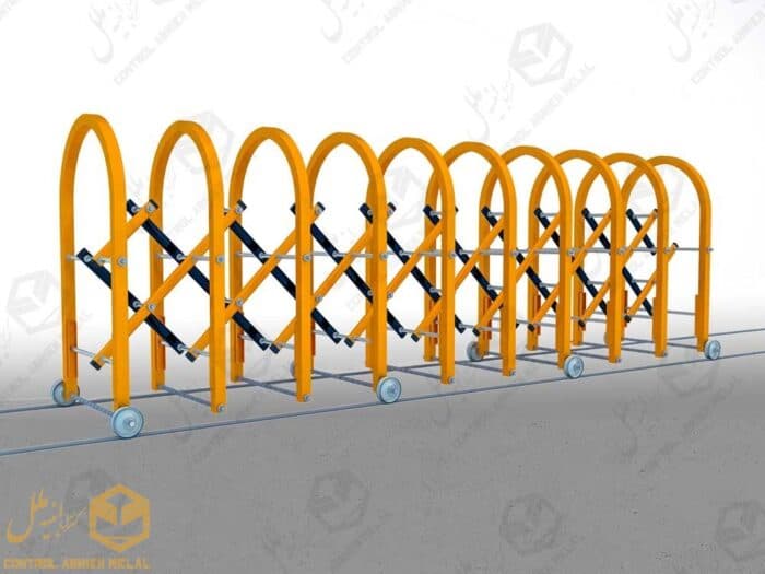 فنس راهبند آکاردئونی برقی (هر متر)با ارتفاع 1.20 متر