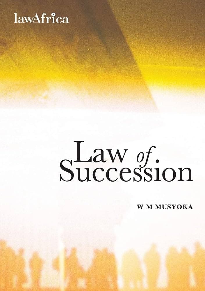 کتاب Law of Succession (قانون جانشینی) نسخه انگلیسی PDF | ویلیام موسیوکا