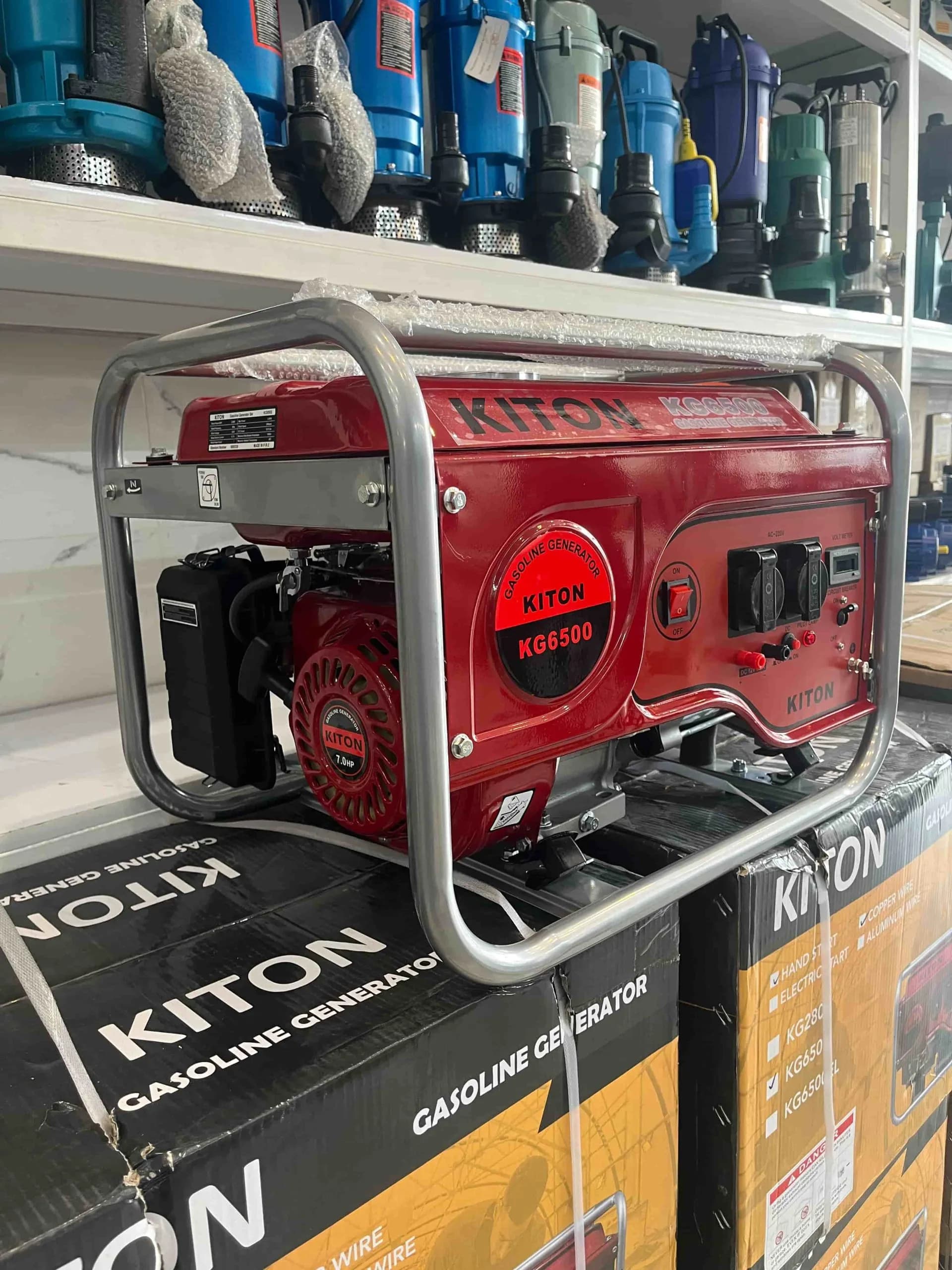 موتور برق 3 کیلو وات بنزینی کیتون مدل G6500 — تصویر ۴