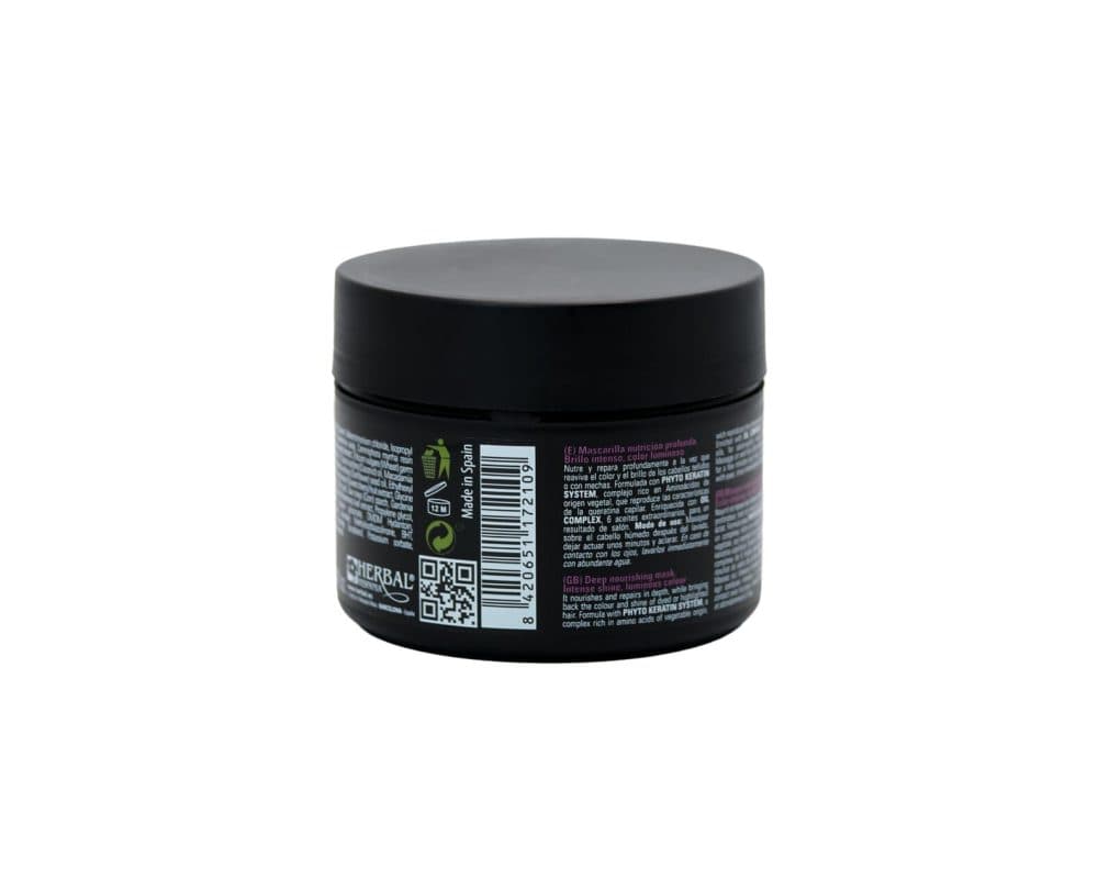 ماسک مو هربال بدون سولفات مناسب موهای رنگ شده Keratin Color HERBAL — تصویر ۲