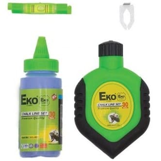 چاک لاین ۳۰ متری با پودر و آب تراز اکو مدل ECL-002