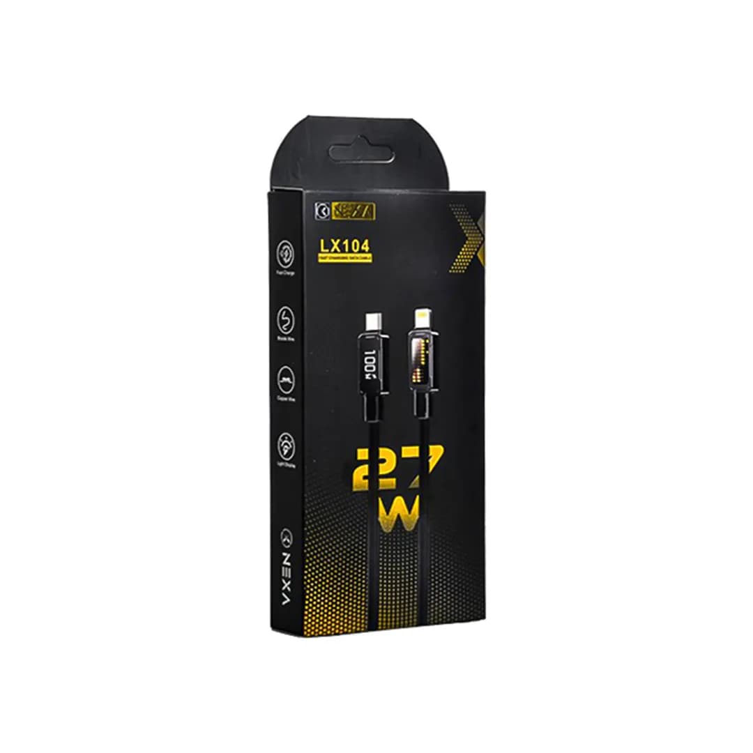 کابل دیتا و شارژ 27 وات Type-C به لایتنینگ نکسا مدل LX104 — تصویر ۳