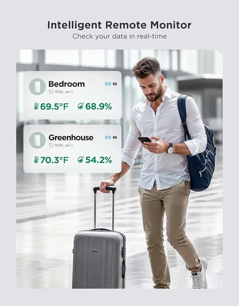 دماسنج و رطوبتسنج اتاق GoveeLife — تصویر ۶