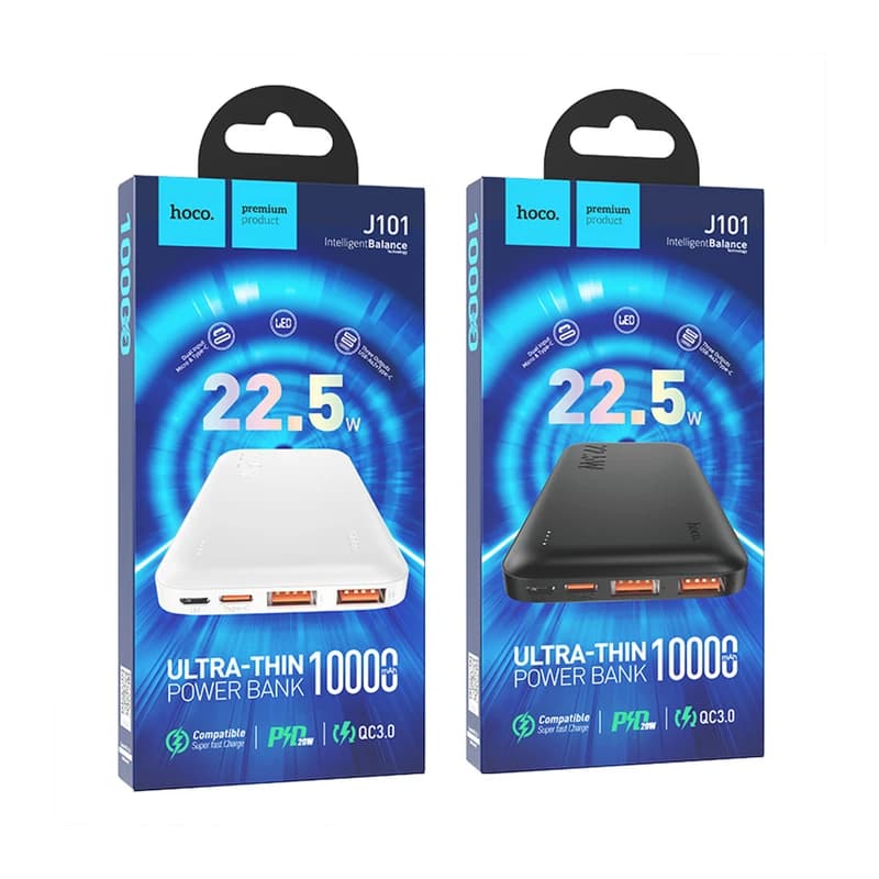 پاوربانک فست شارژ 10000 میلی آمپر هوکو مدل J101 — تصویر ۶