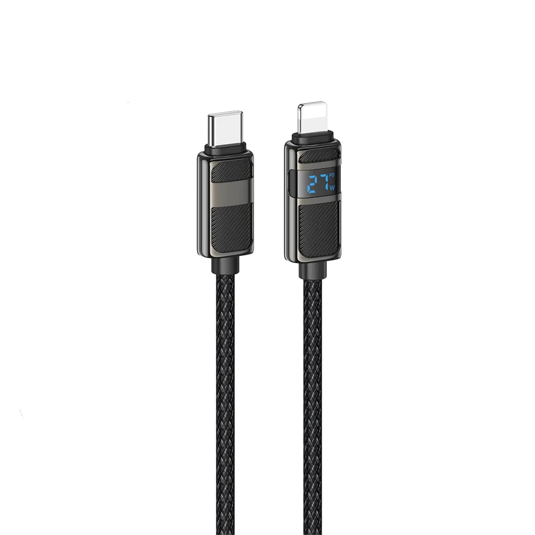 کابل دیتا و شارژ Type-C به لایتنینگ هوکو مدل U137