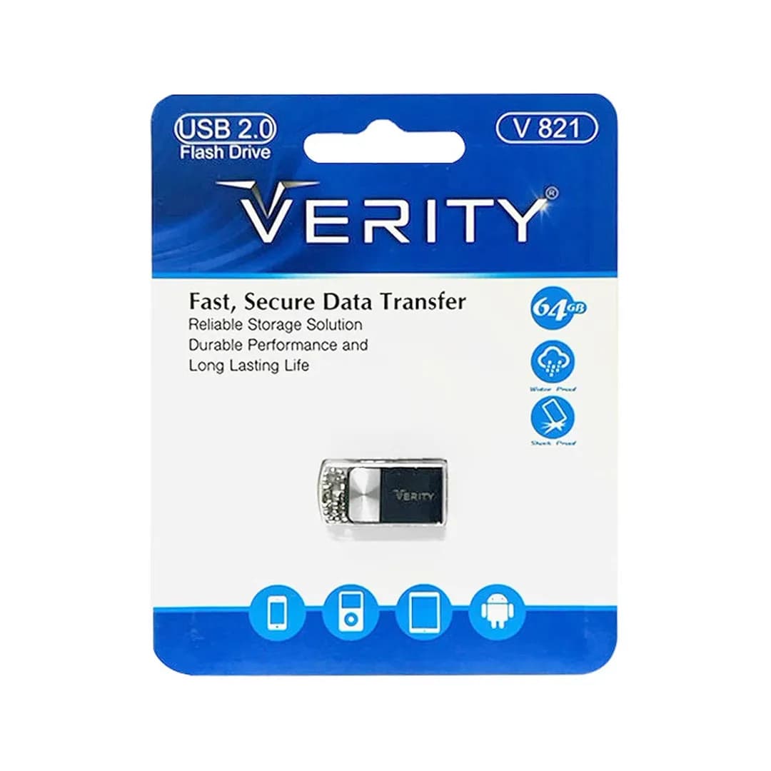فلش مموری وریتی مدل V821 ظرفیت 64 گیگابایت USB2.0 — تصویر ۲