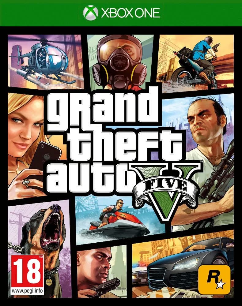 بازی جی تی آی 5 ایکس باکس gta5 گرند تفتی آتو ۵ (Xbox One)