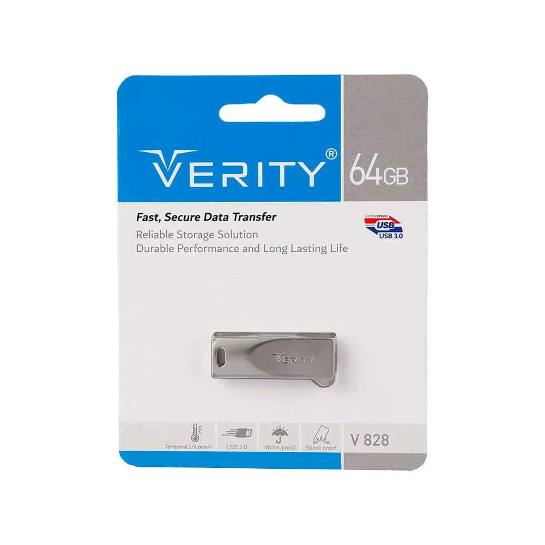 فلش مموری وریتی مدل V828 ظرفیت 64 گیگابایت USB3.0 — تصویر ۲