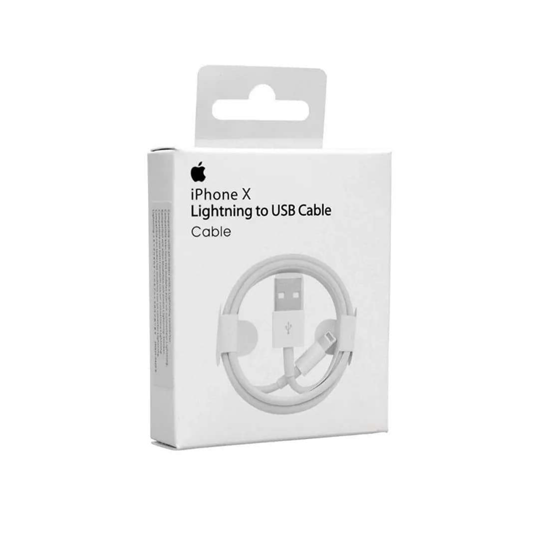 کابل اورجینال دیتا و شارژ USB به لایتنینگ Iphone X — تصویر ۳