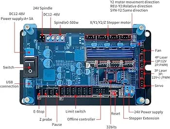 : برد کنترل ۳ محور GRBL 1.1f ۳۲ بیتی — تصویر ۷
