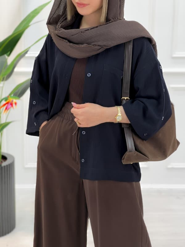 شومیز کوتاه ابرا — تصویر ۵