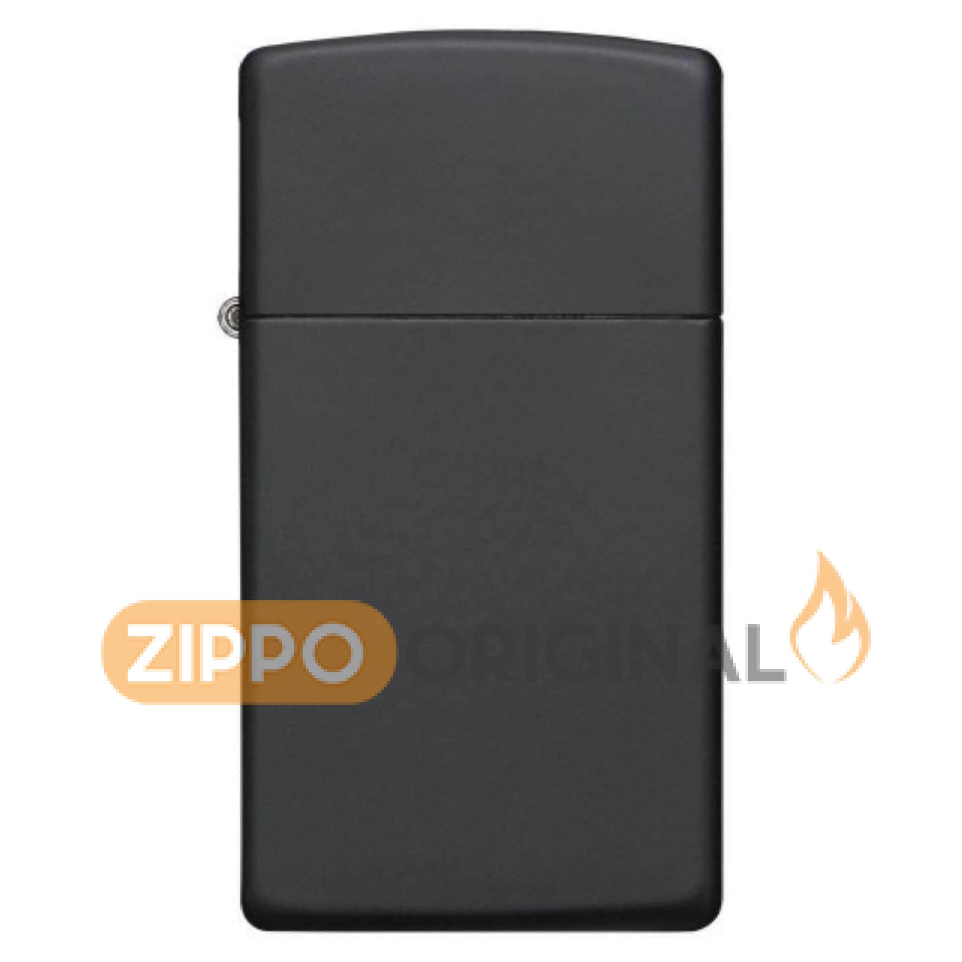 زیپو اصل کد 1618 slim black matte — تصویر ۲