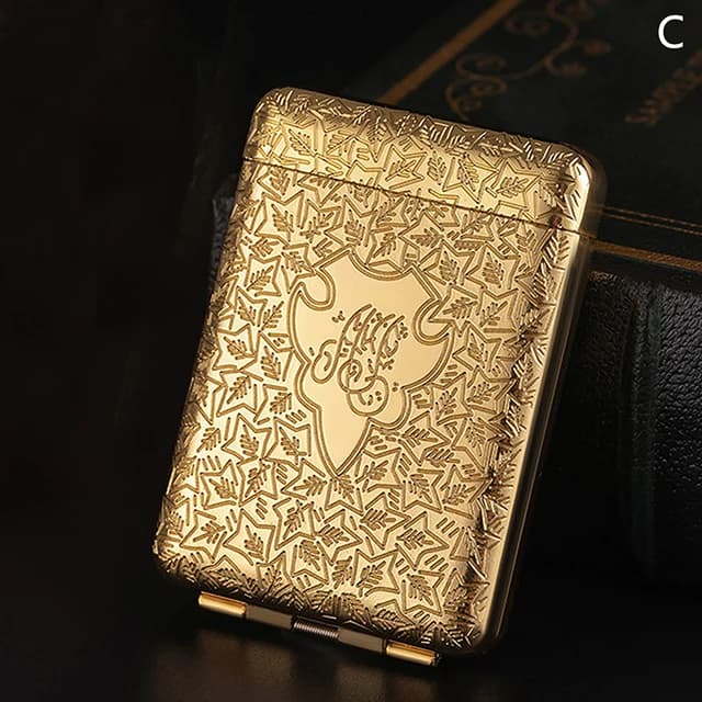 کیف سیگار تامی شلبی طلایی