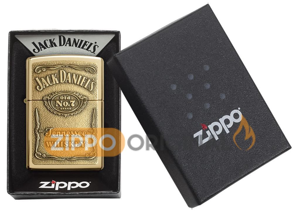 زیپو اصل مدل 254BJD | Jack Daniel’s — تصویر ۳