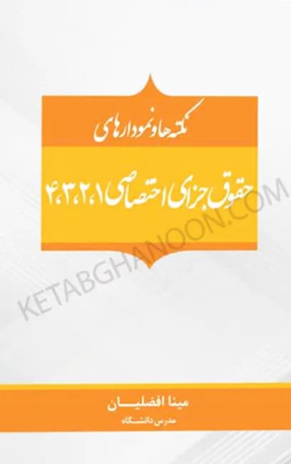 نکته ها و نمودار های حقوق جزای اختصاصی 1،2،3،4 مینا افضلیان — تصویر ۲