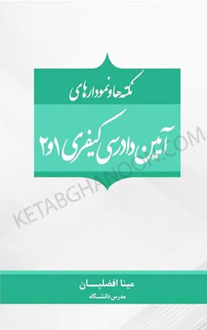 نکته ها و نمودار های آیین دادرسی کیفری 1 و 2 مینا افضلیان — تصویر ۲