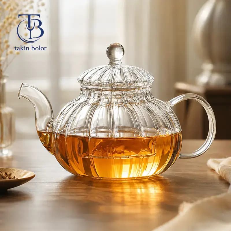 قوری پیرکس یونیک – مدل 7973 – درب شیشه ای — تصویر ۲