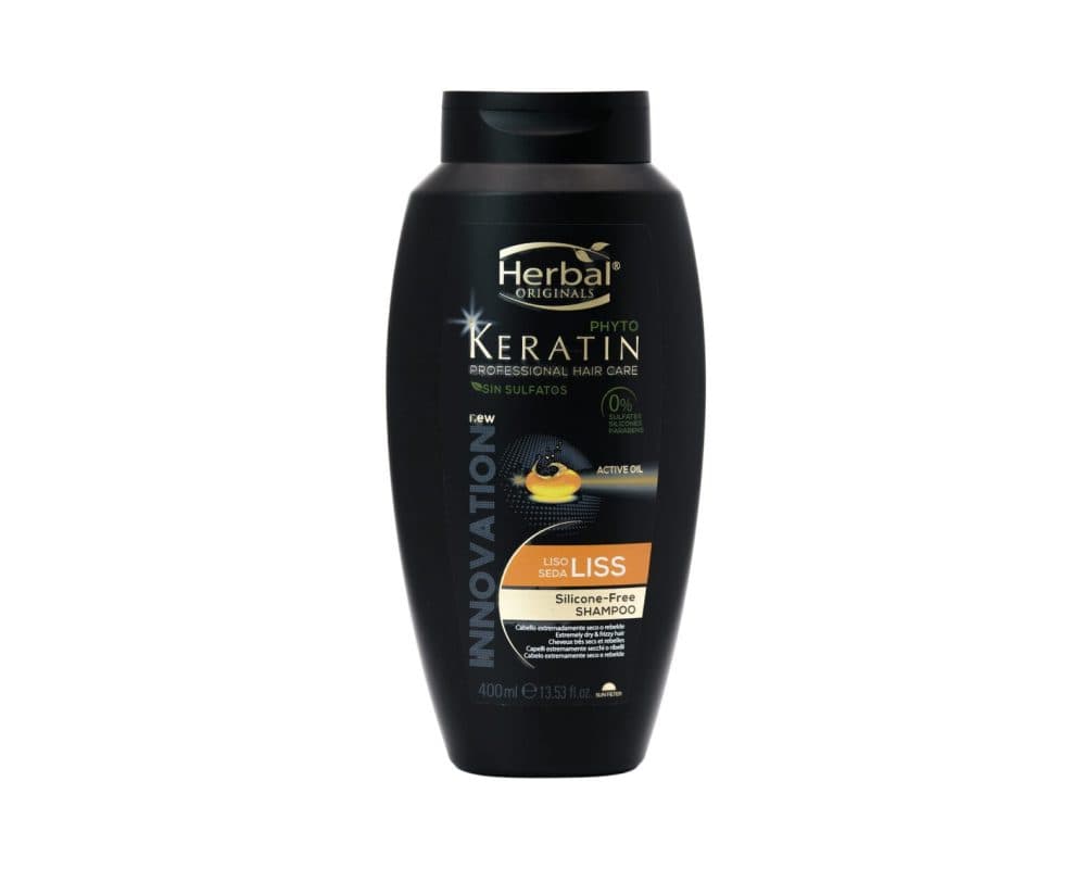شامپو هربال مناسب موهای صاف HERBAL keratin liss