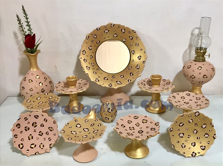 ست کامل هفت سین پلنگی طلایی