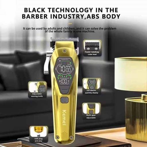 ماشین اصلاح کیمی مدل Kemei KM-1698 — تصویر ۲