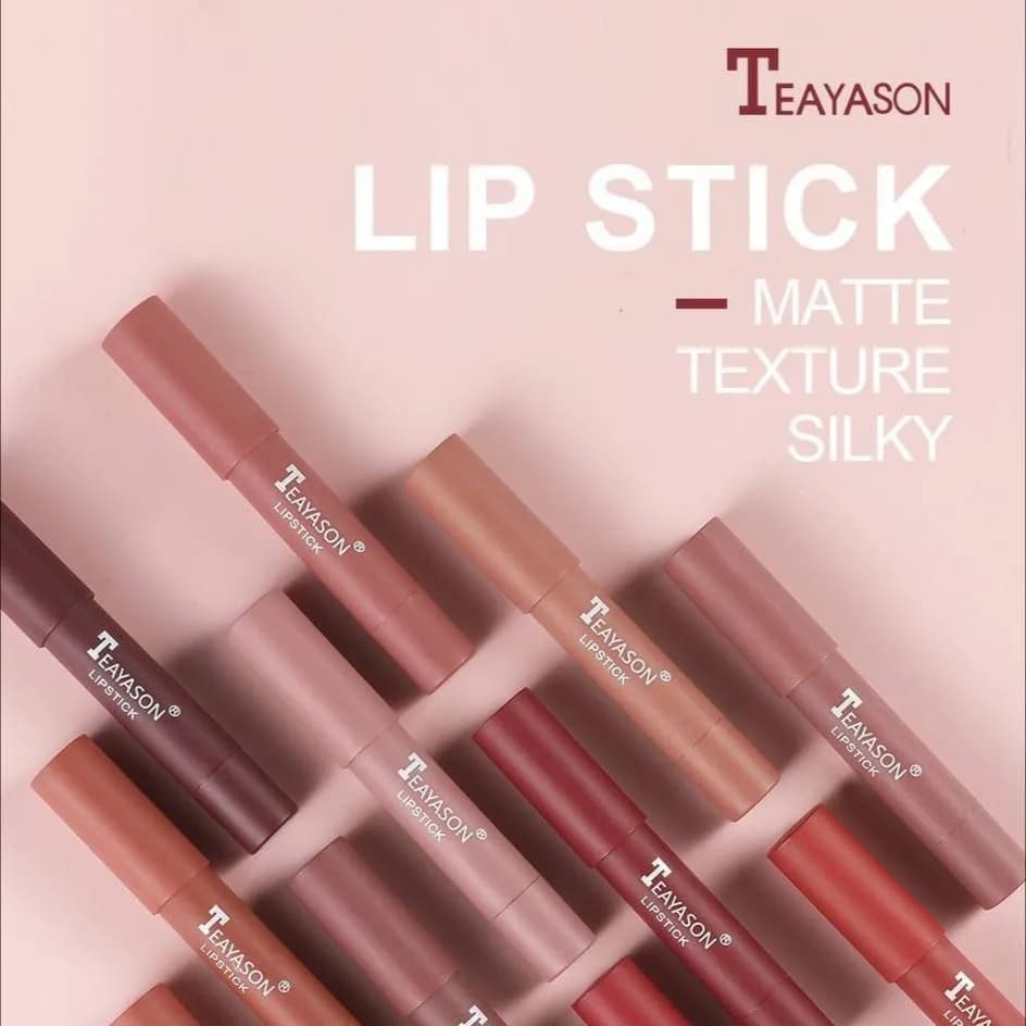 پک 3 تایی رژ جامد از برند تیاسون Teayason — تصویر ۵