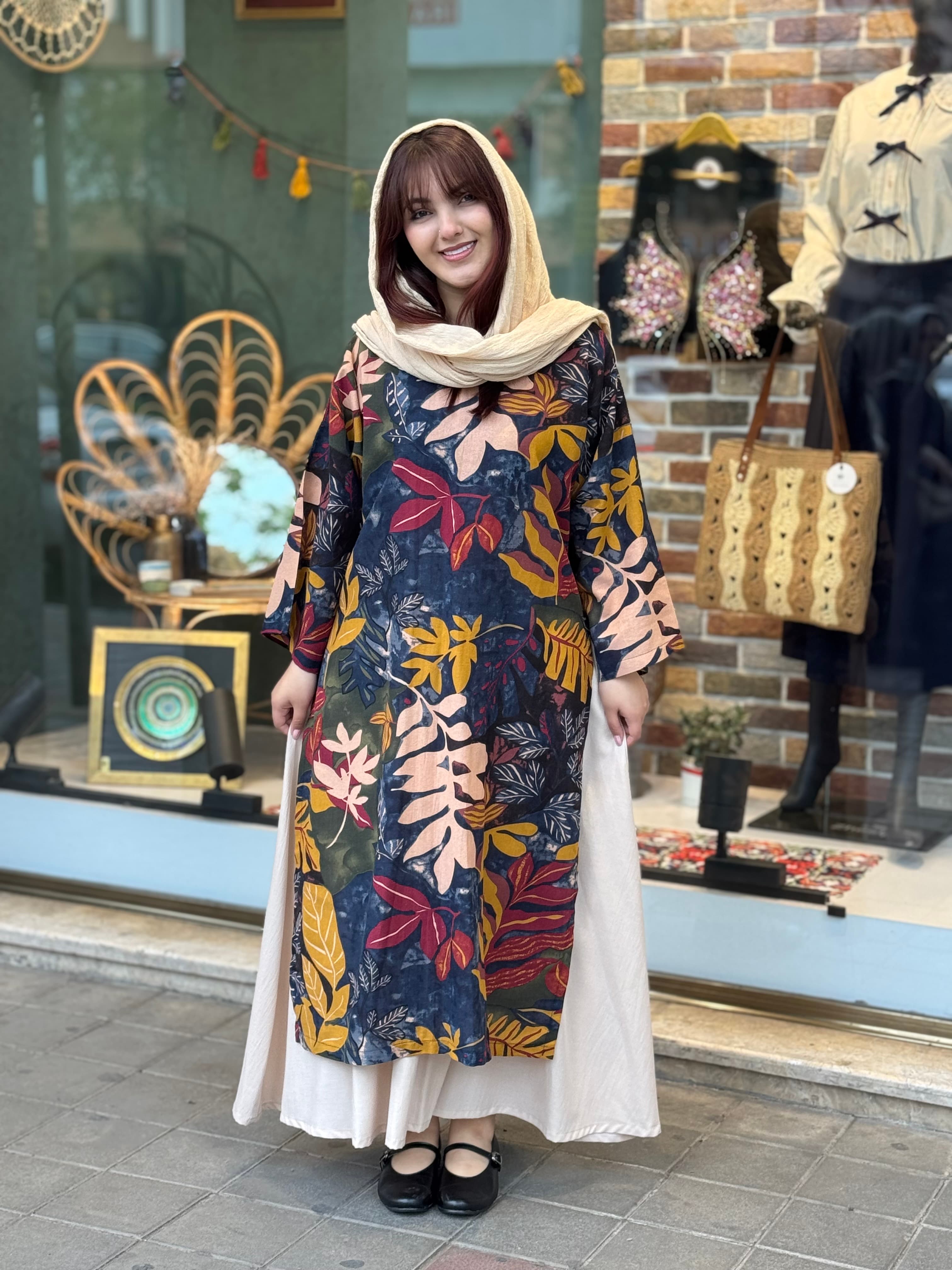 ست گیلدا کرم طرح برگ رنگی — تصویر ۲
